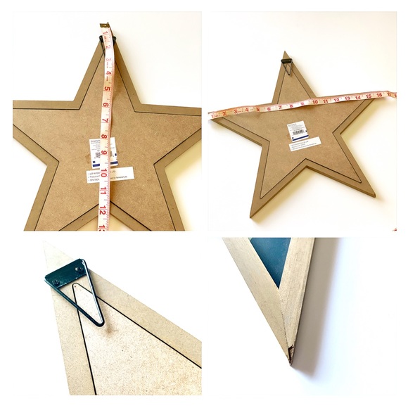 New Star Sign Wall Art Frame Fourth of July Decor - Picture 4 of 6